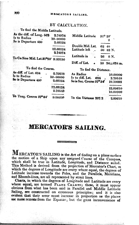 Mercator’s Sailing Collections & Research
